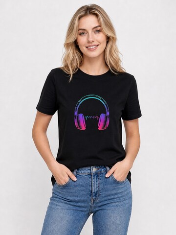 LapaPlus Shirt 'Short Sleeve' in Black: front