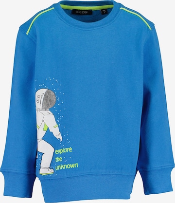 BLUE SEVEN - Sweatshirt em azul: frente