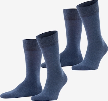 FALKE Socken 'Happy 2-Pack' in Blau: Vorderseite
