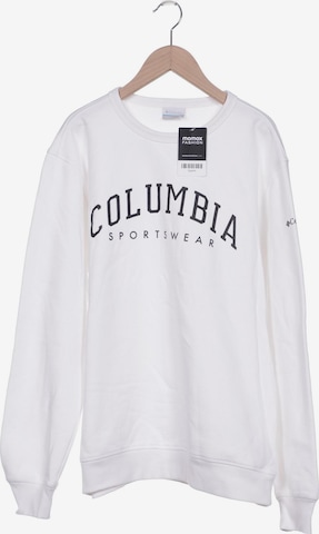 COLUMBIA Sweater M in Weiß: predná strana