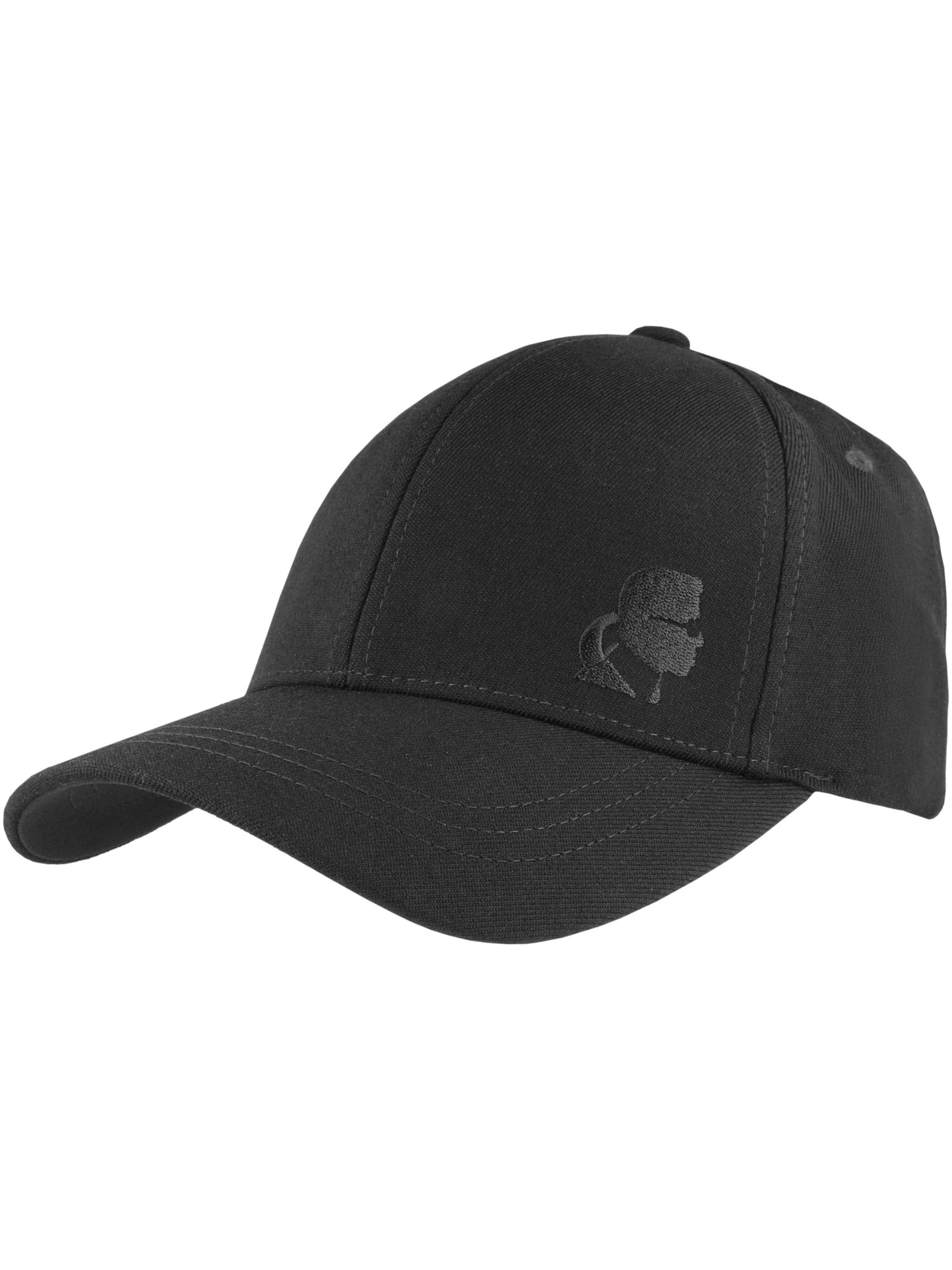 Karl Lagerfeld - Gorra en negro: frente