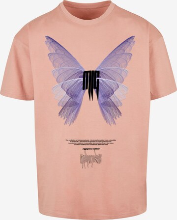 MJ Gonzales Shirt 'Metamorphose V.6' in Oranje: voorkant
