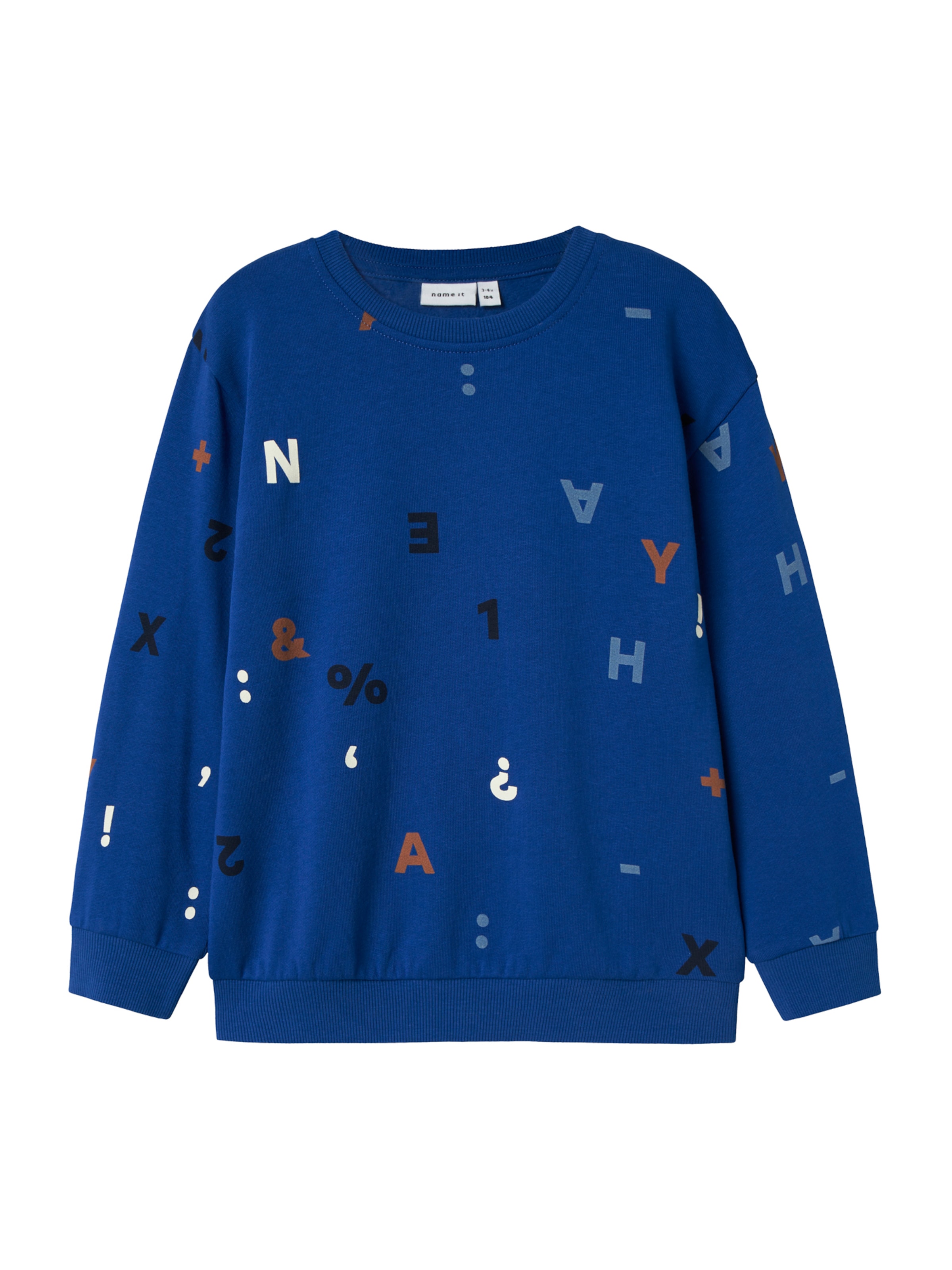 Sweat 'NMMORLING' NAME IT en bleu : devant