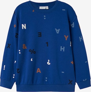 NAME IT - Sudadera 'NMMORLING' en azul: frente
