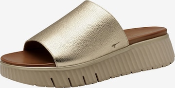 Mule JANA en or : devant