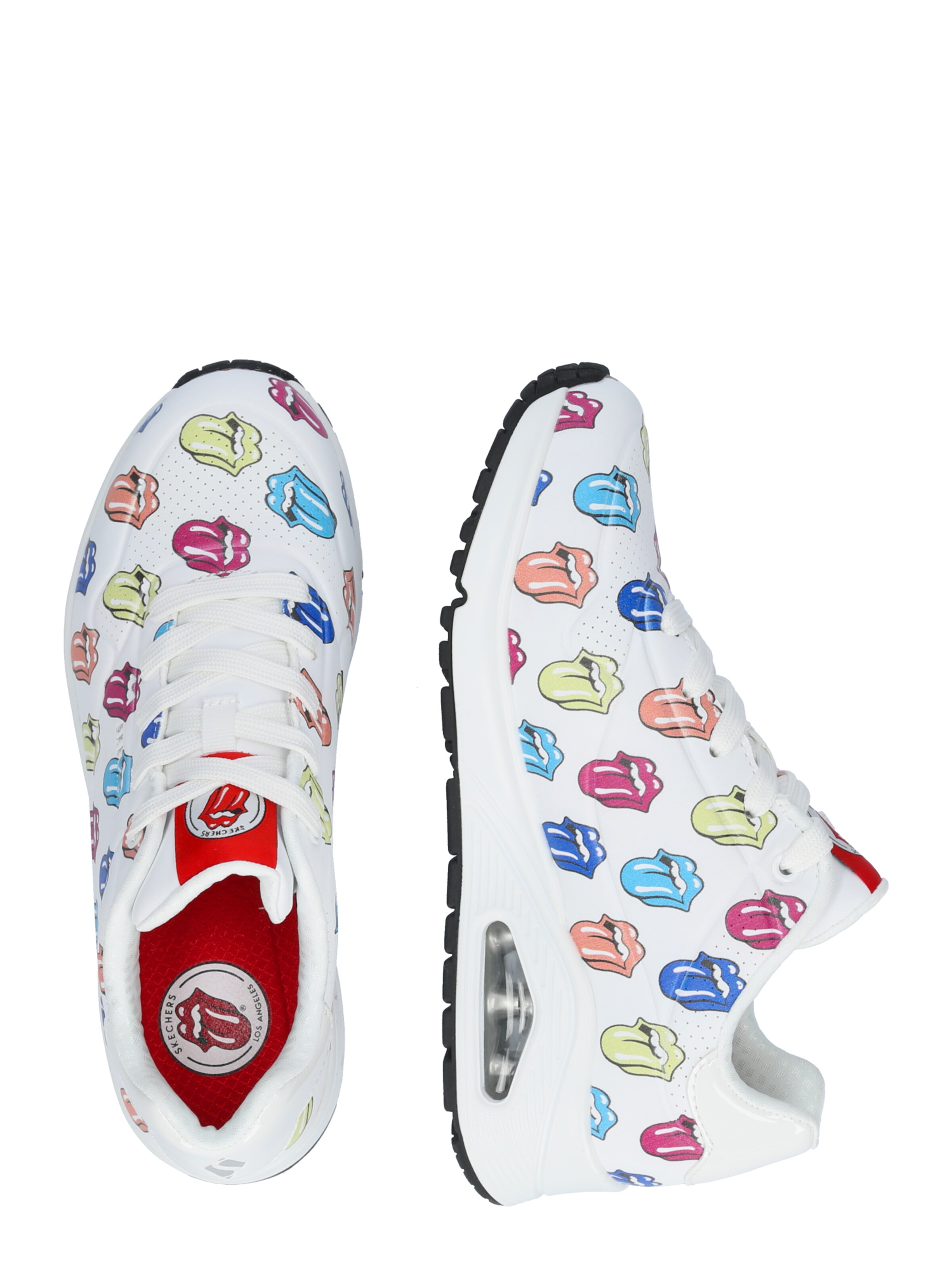 SKECHERS Platform trainers 'Rolling Stones' in White