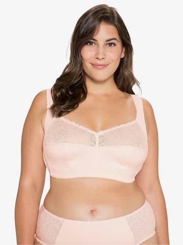 SHEEGO Minimiser Bra in Pink: front