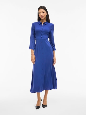 VILA - Vestido camisero 'VIAya Paya' en azul: frente