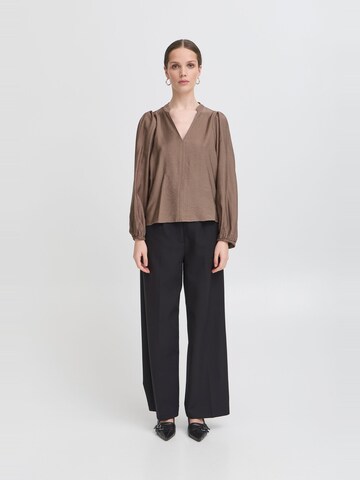 ICHI - Blusa 'IXWilma' en marrón