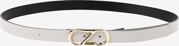 zero Belt in White: front