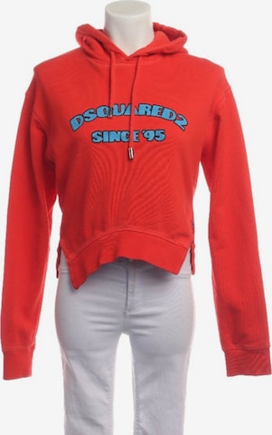 DSQUARED2 Sweatshirt / Sweatjacke XXS in Rot: Vorderseite