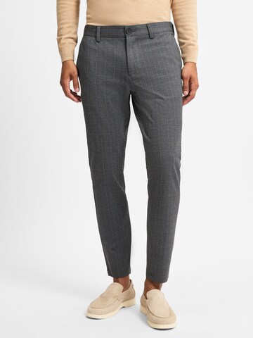 Only & Sons Slim fit Trousers 'ONSMark' in Black: front