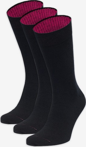 Von Jungfeld Socks in Black: front