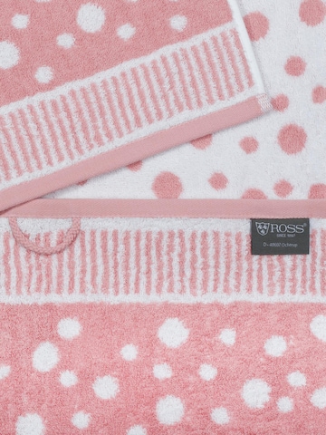 ROSS Towel 'Punkte allover' in Pink