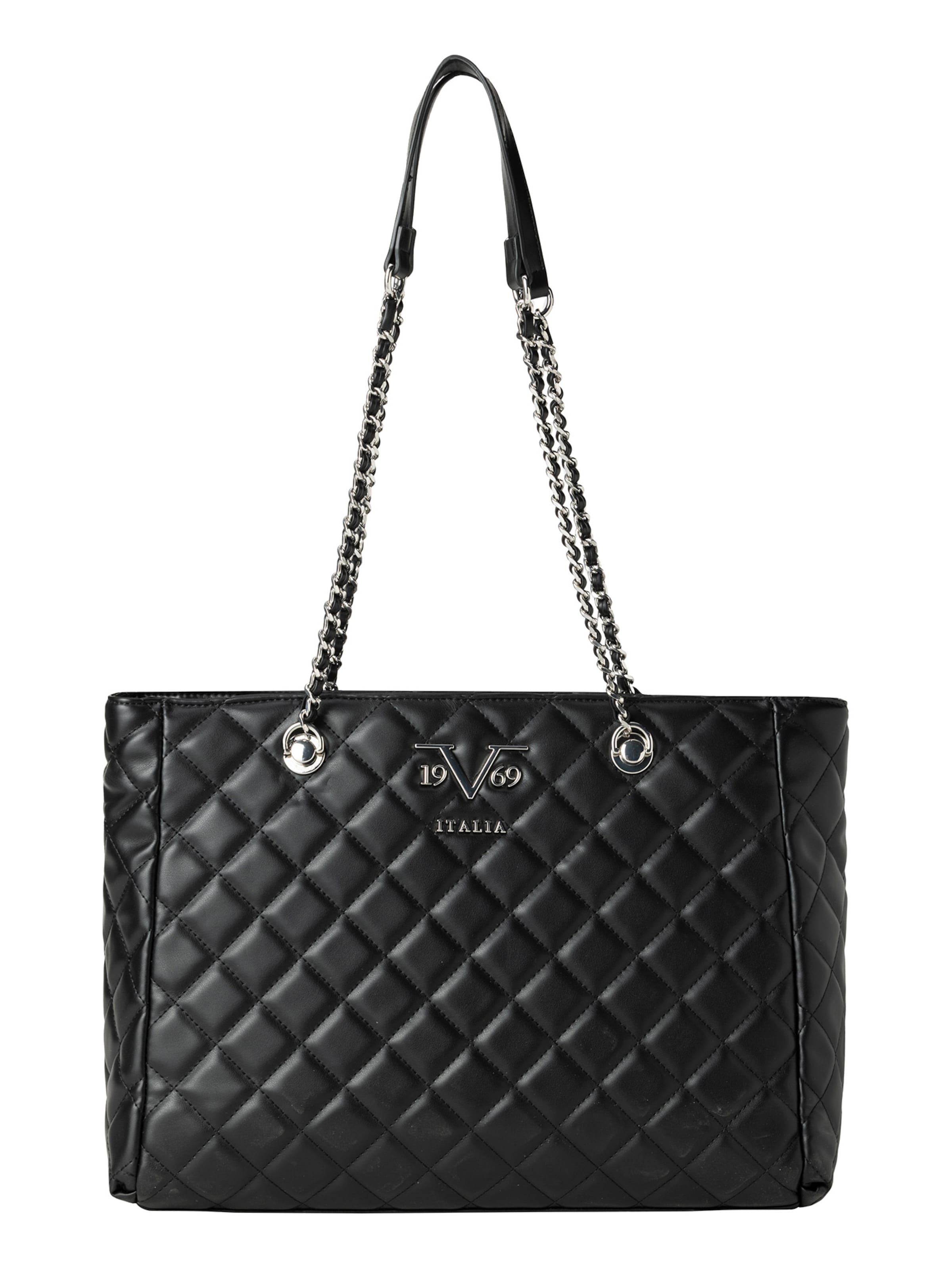 Cabas 'Silvia' 19V69 ITALIA en noir : devant