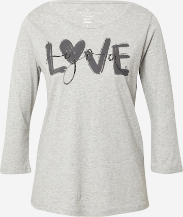 LIEBLINGSSTÜCK Shirt 'Clement' in Grau: predná strana
