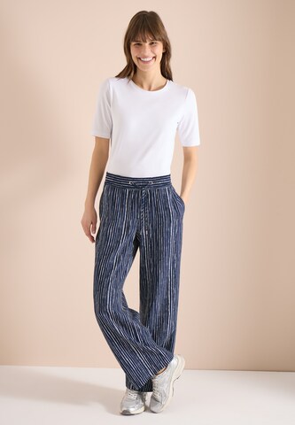 CECIL Wide Leg Hose in Blau: Vorderseite