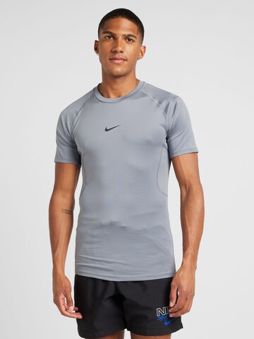 NIKE - Camiseta funcional 'PRO' en gris: frente