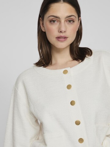 VILA Knit Cardigan in White