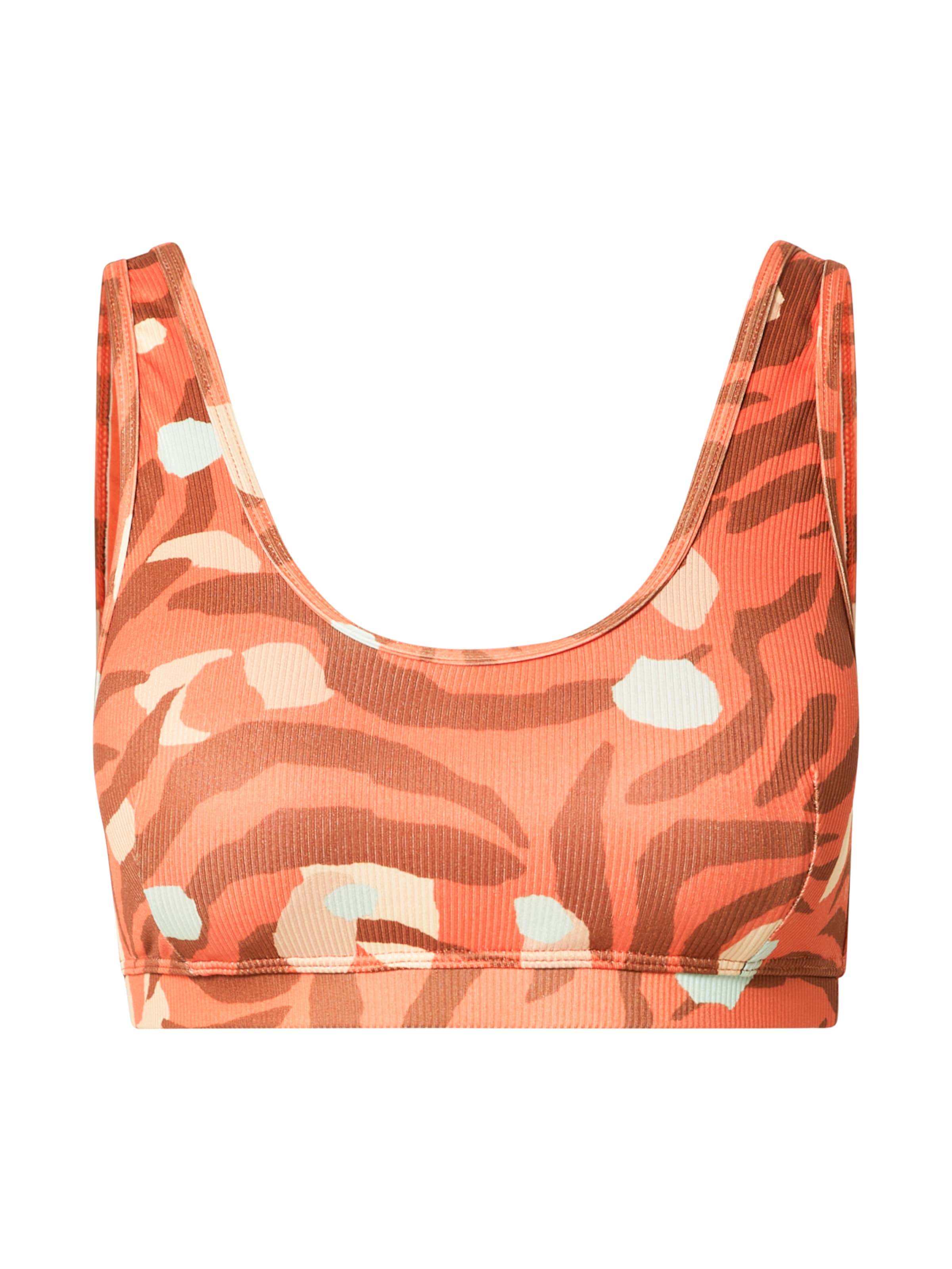 Warehouse Τοπ μπικίνι σε ανοικτό μπεζ / καφέ / μέντα / ροδακινί, Άποψη προϊόντος