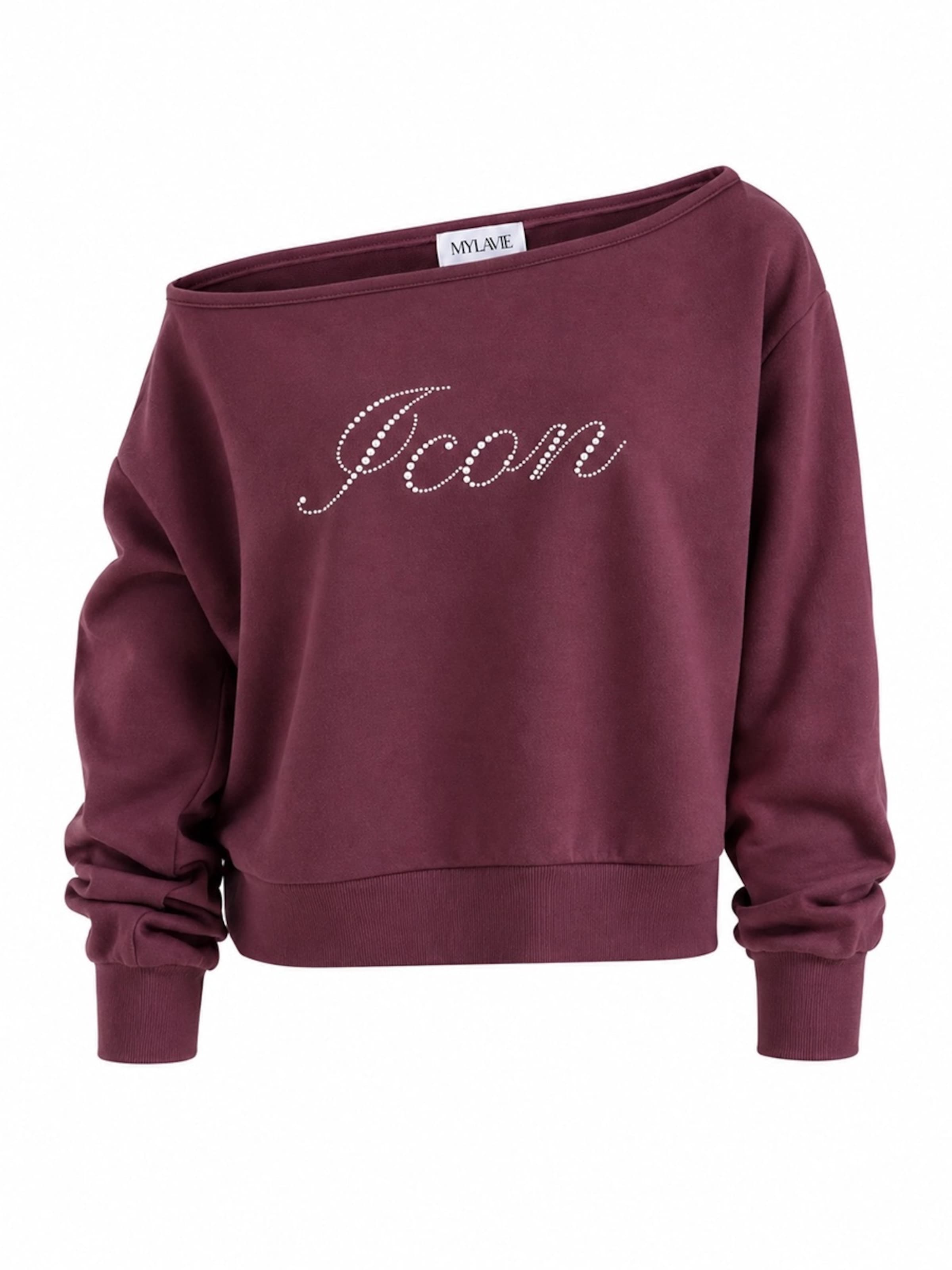 MYLAVIE by Sarah Harrison Sweatshirt in XS in de kleur Rood, Productweergave