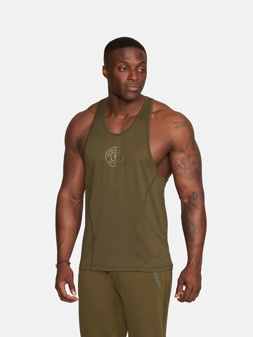 GOLD´S GYM APPAREL Functioneel shirt 'Wilt' in Groen: voorkant