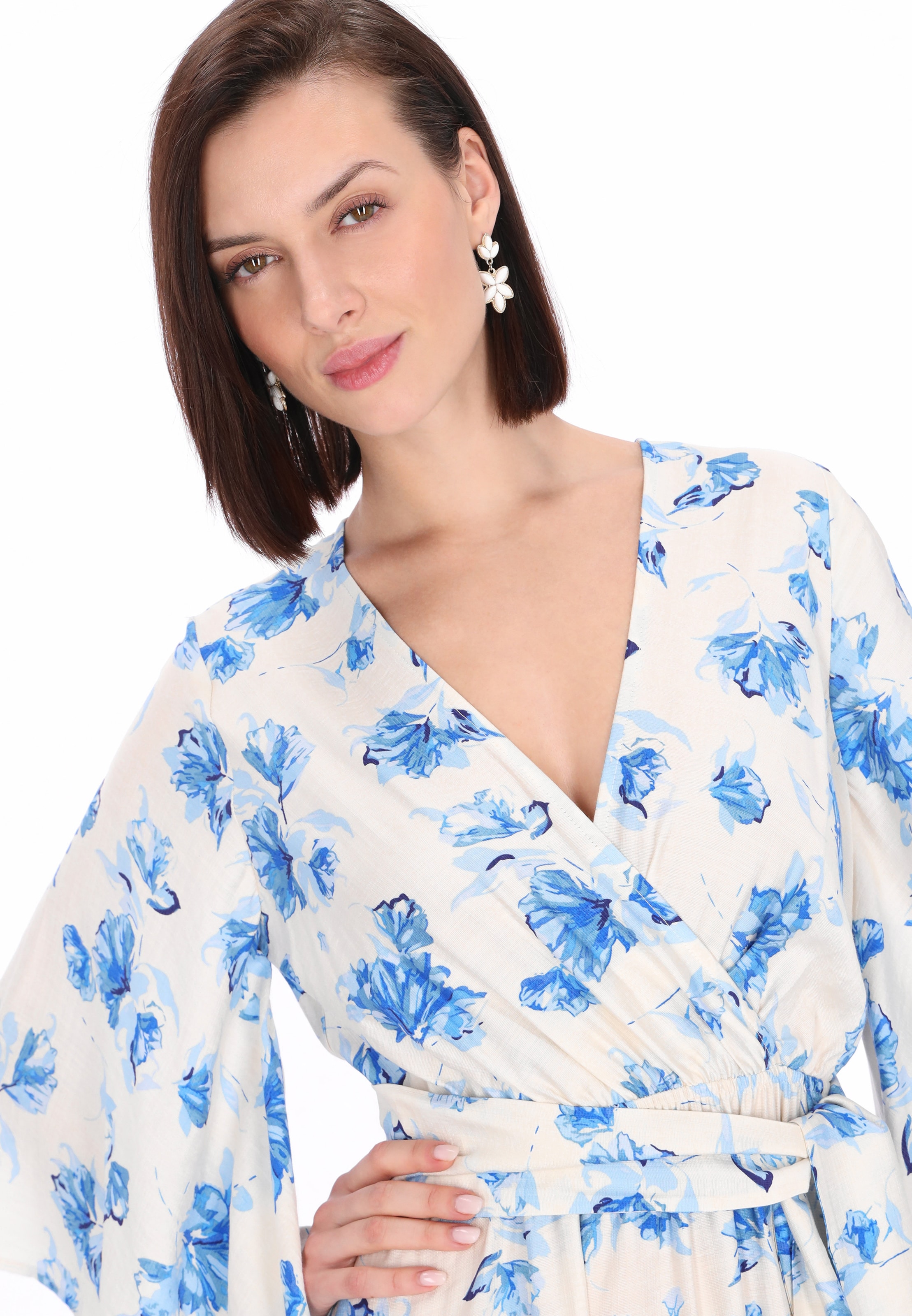 Usha Blousejurk in Blauw