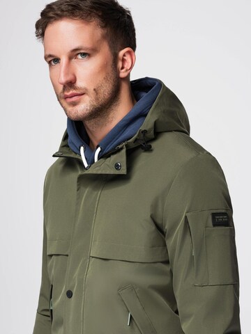 Ombre Functionele jas in Groen