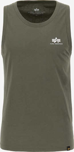 ALPHA INDUSTRIES Paita värissä oliivi / valkoinen, Tuotenäkymä