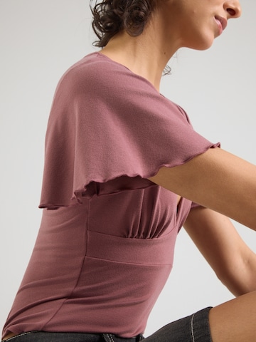 ABOUT YOU Koszula body w kolorze różowy