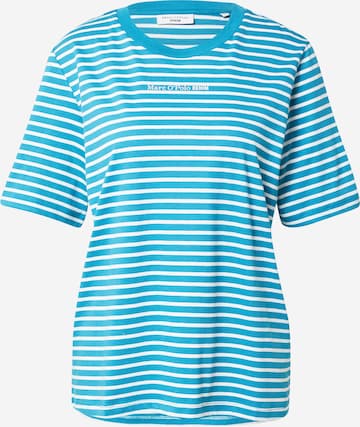 Marc O'Polo T-Shirt  (GOTS) in Blau: predná strana