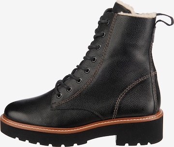 Paul Green Lace-Up Ankle Boots in Black