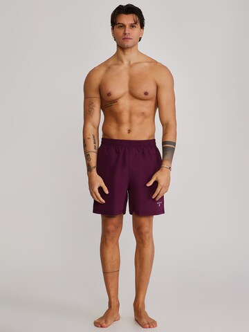 SikSilk Badeshorts in Rot