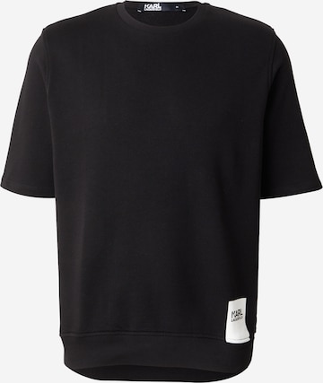 Karl Lagerfeld Sweatshirt in Schwarz: Vorderseite