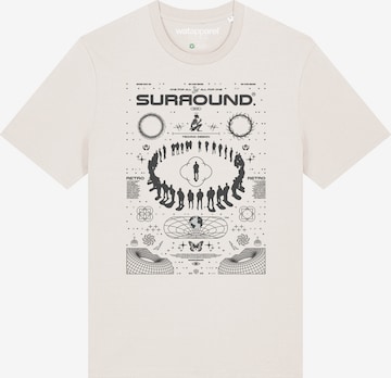 T-Shirt 'Surround' Watapparel en blanc : devant
