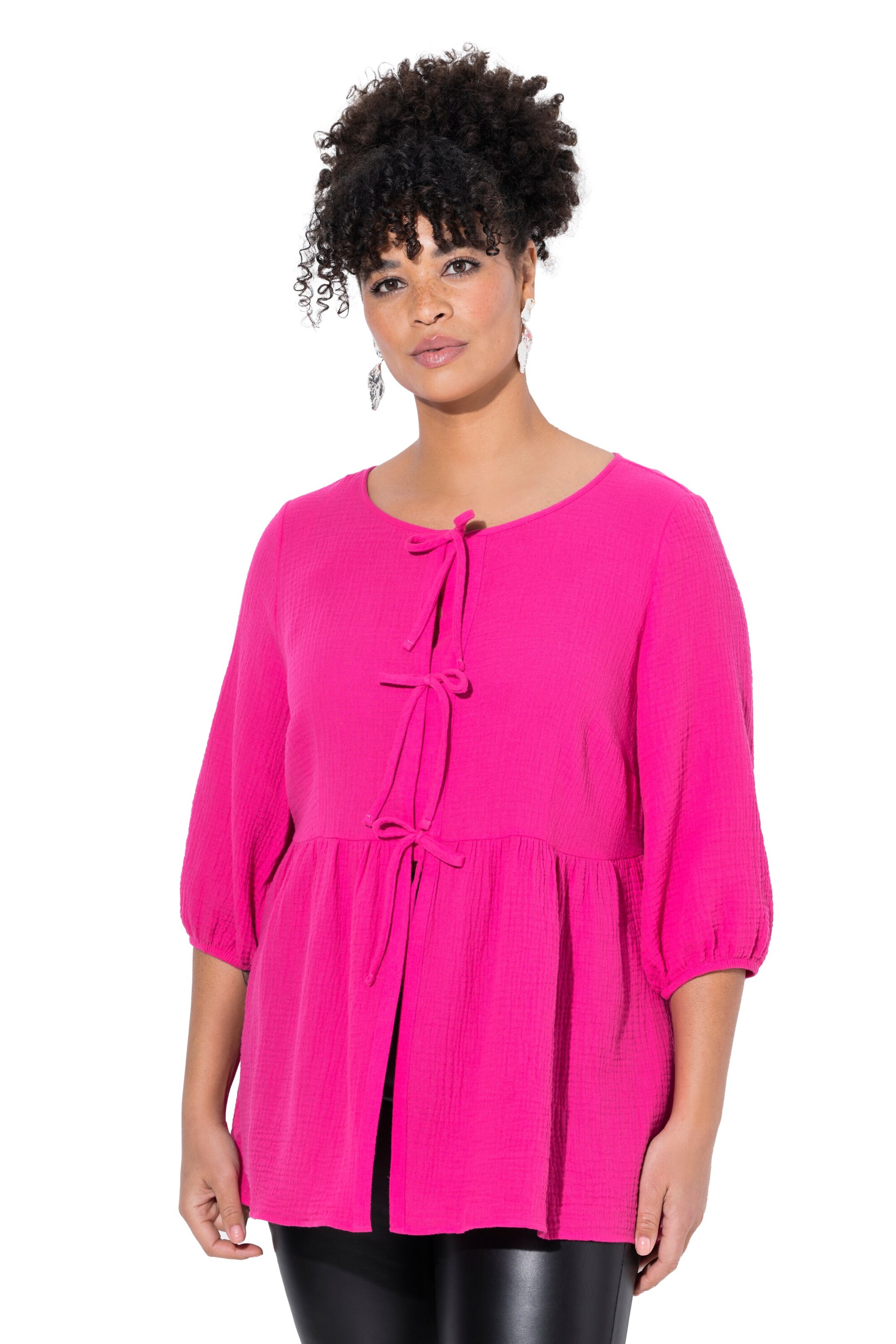 MIAMODA Blouse in Roze: voorkant