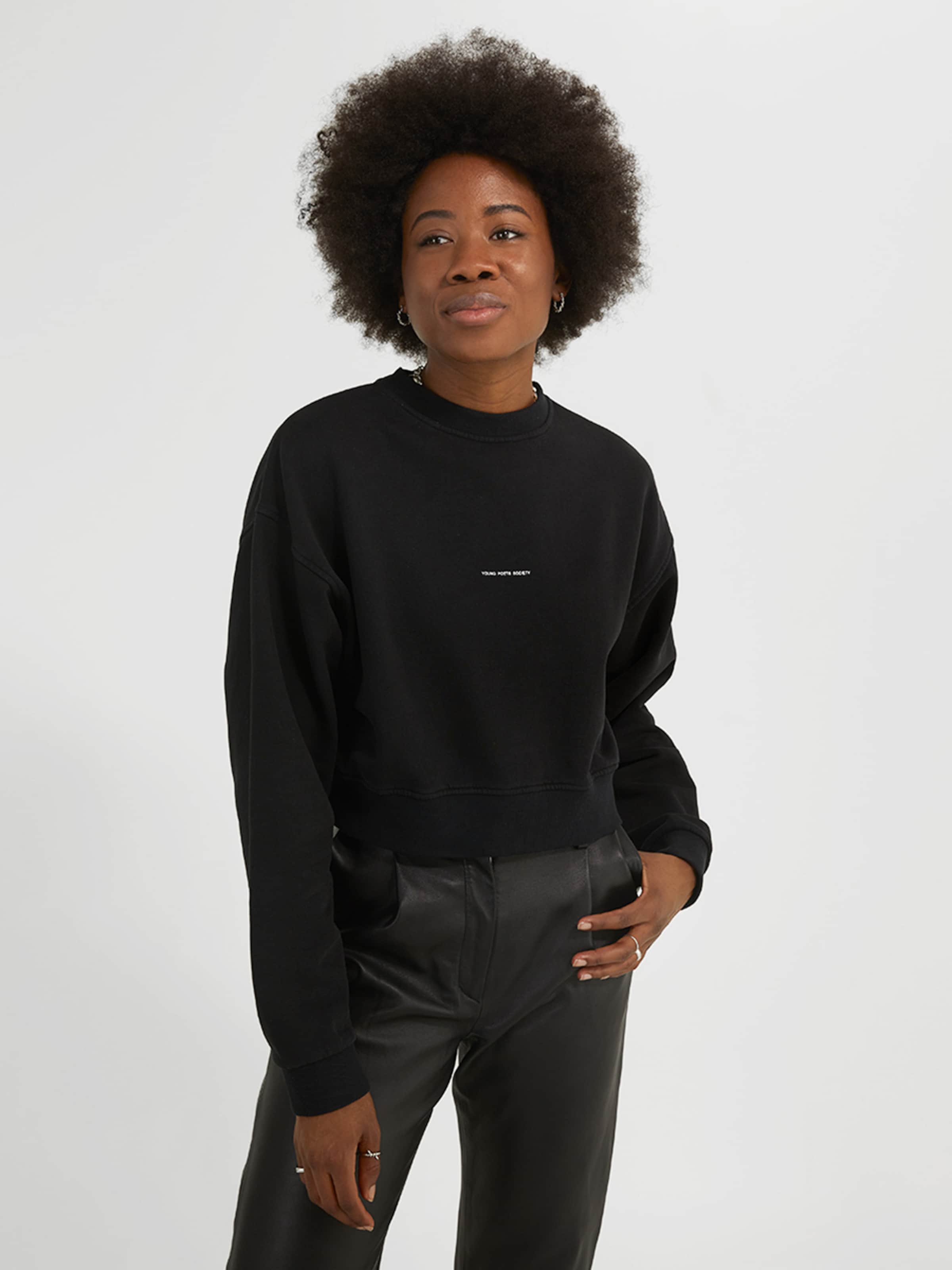 Sweats Sweat-shirt 'Bente' Young Poets Society en Noir 