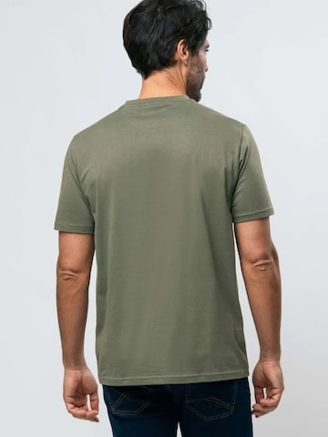 MCS Regular Fit T-Shirt 'Nigel ' in Grün