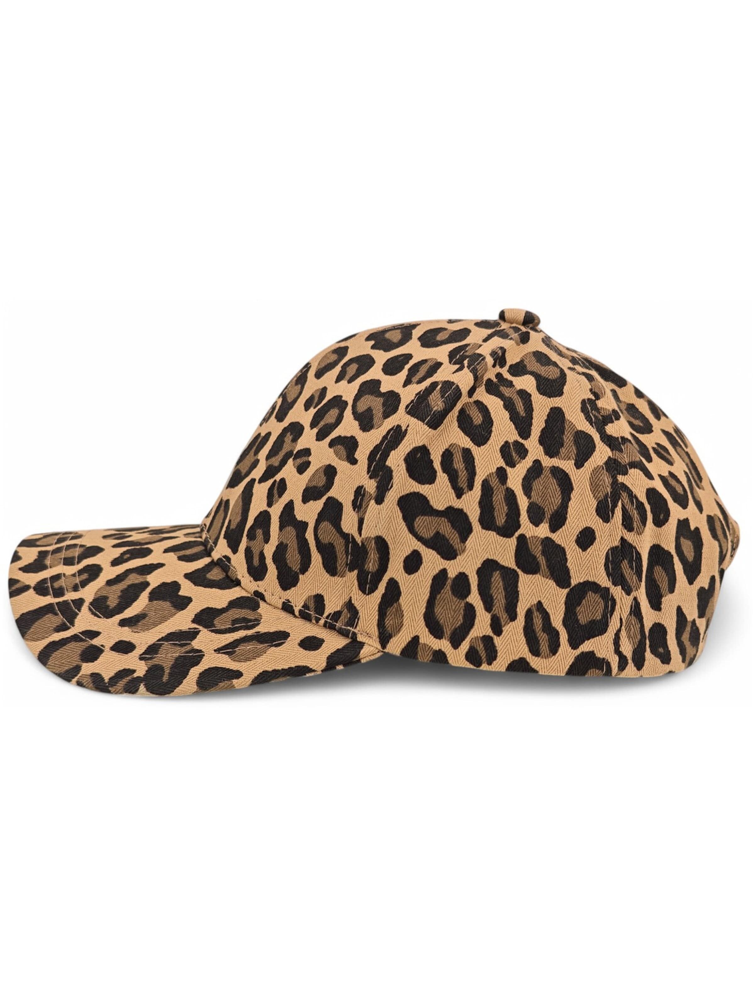 styleBREAKER Cap 'Baseball Cap mit Leo Muster'‌‌‌‌‌ in Braun