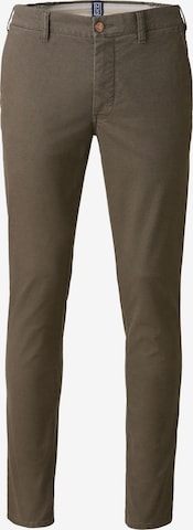 Regular Pantalon chino MEYER en marron : devant