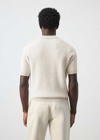 MANGO MAN Poloshirt 'Gang' in Weiß