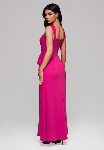 Ombre Evening dress in Pink