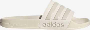 ADIDAS SPORTSWEAR Μιούλ 'Adilette' σε λευκό: μπροστά