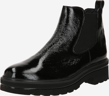 Paul Green Chelsea Boots in Schwarz: predná strana