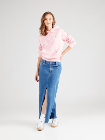 Felpa di Tommy Jeans in rosa