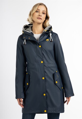 Schmuddelwedda Raincoat in Blue: front