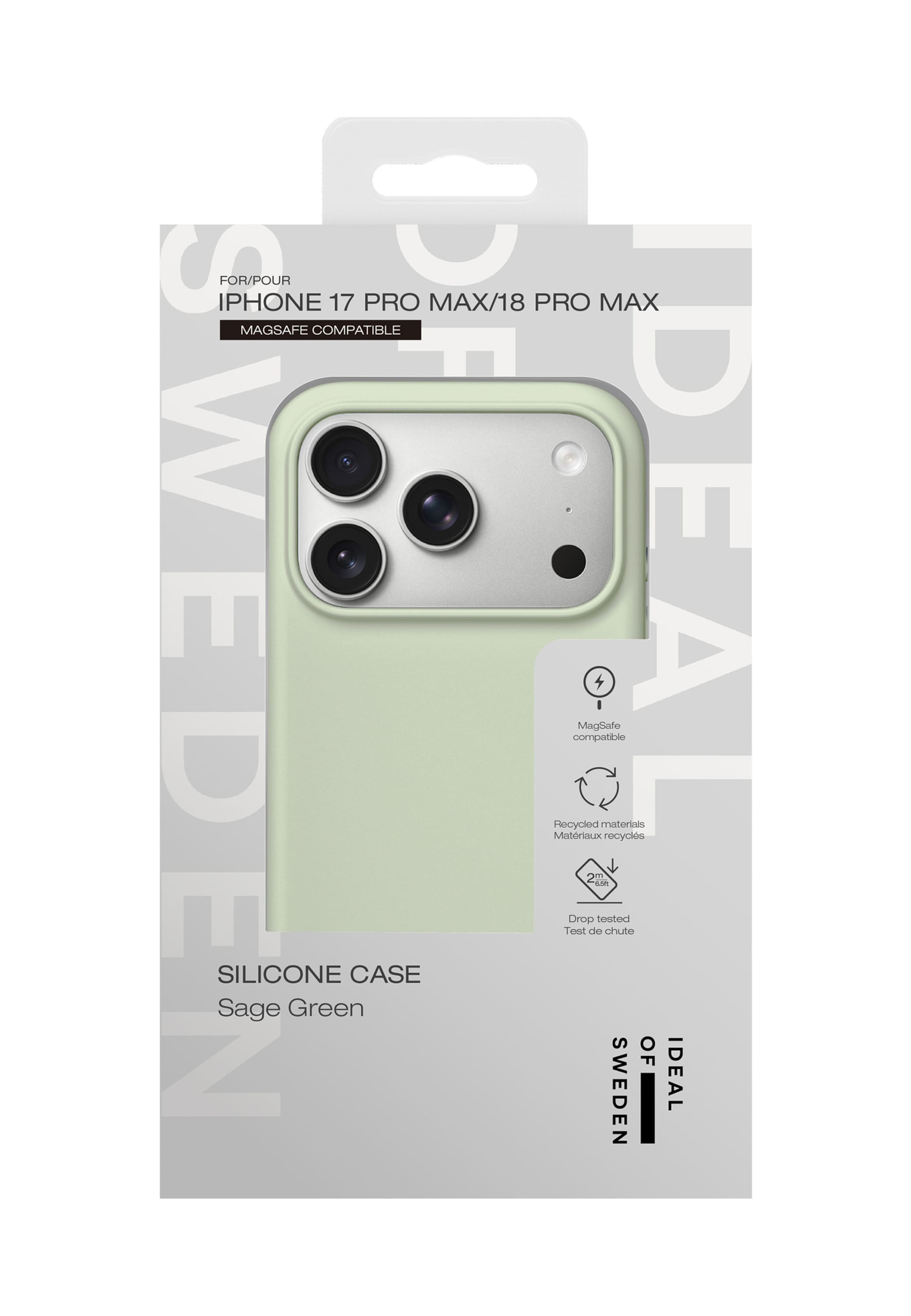 Custodia per smartphone 'MagSafe iPhone 17 Pro Max / 18 Pro Max' di iDeal of Sweden in verde