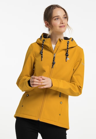 Schmuddelwedda Between-season jacket 'Albee' in Yellow: front