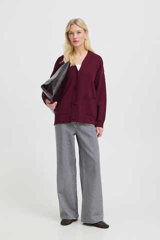 b.young Knit cardigan in Blue