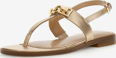 Šlepetės per pirštą 'RAMIRY' iš GUESS, spalva – Auksas, Prekių apžvalga